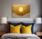 Summer Boho Sun Canvas Wall Art Bohemia Minimalism Golden Abstract Sunrise Sunset Modern Luxury Painting Picture Wall Decor Poster Print Artwork for Living Room Bedroom Office Home Decoration